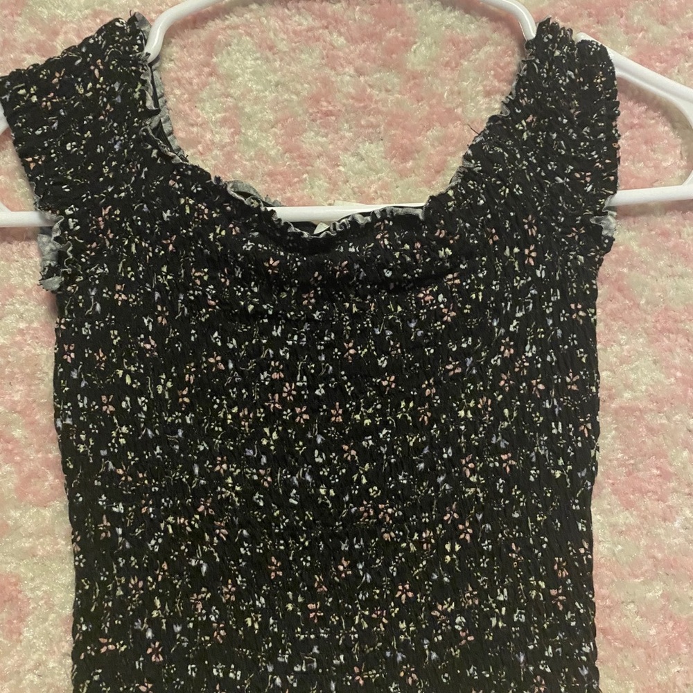 Garage off the shoulder top